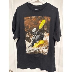 Star Wars Fifth Sun Darth Vader Kayaking Graphic T-Shirt Mens Large Black 2013